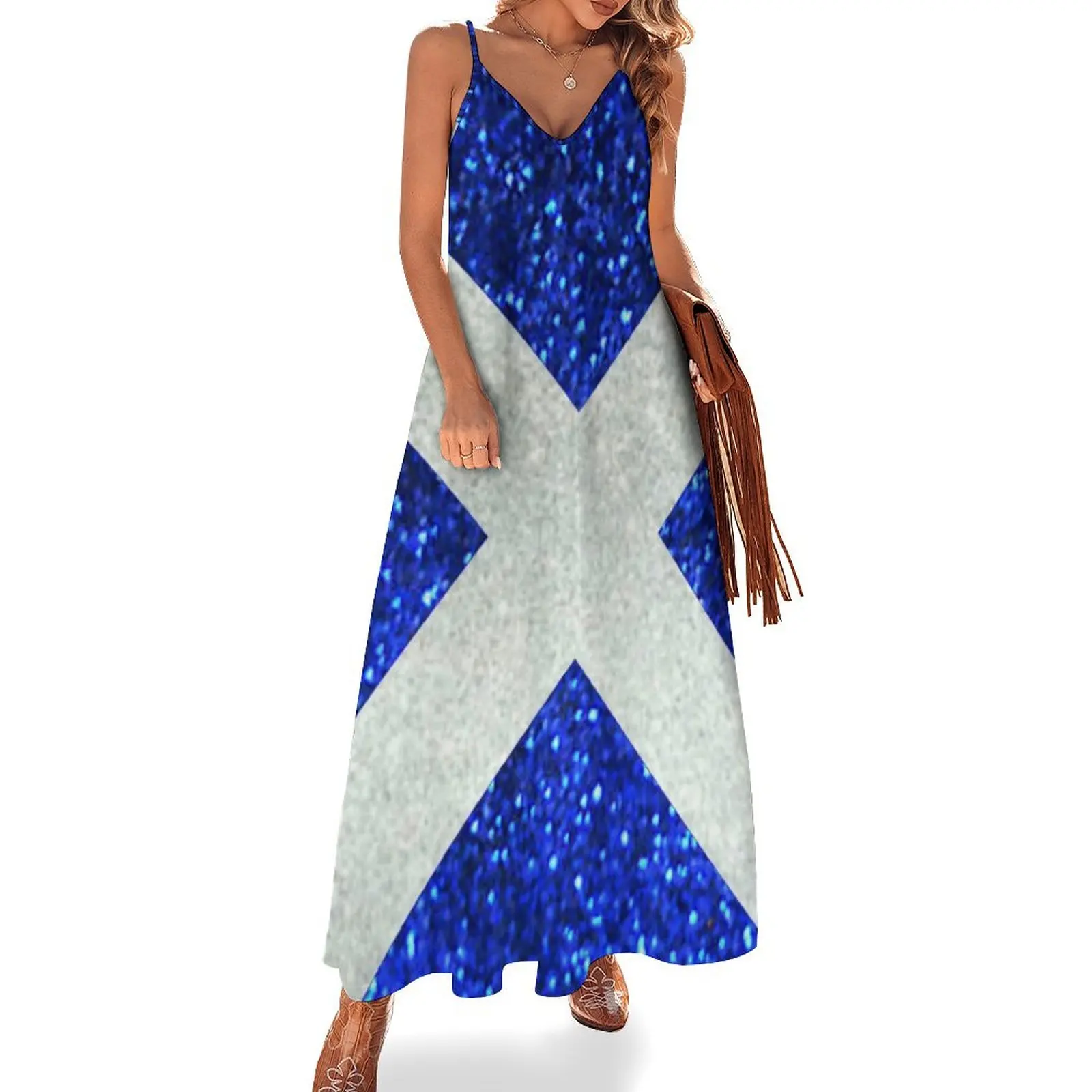 Glitter Scotland Flag Sleeveless Dress summer dress elegant evening dresses for women 2024
Glitter Scotland Flag Sleeveless Dress summer dress elegant evening dresses for women 2024