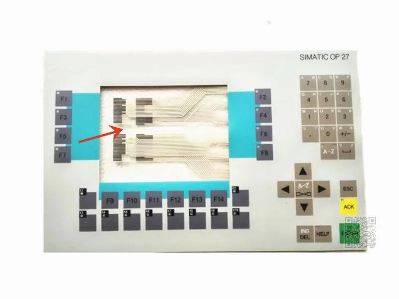 OP27 6AV3627-1JK00-0AX0 Новая мембранная панель кнопок
OP27 6AV3627-1JK00-0AX0 Новая мембранная панель кнопок