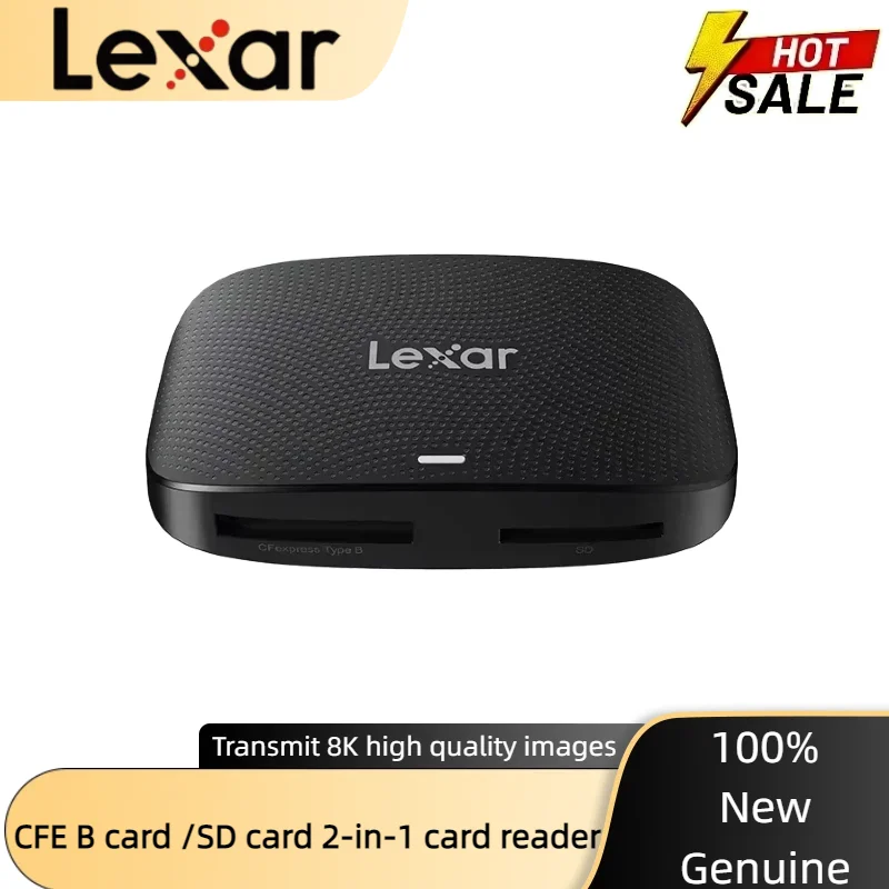 Lexar Professional CFexpress Type B / SD Card Reader USB 3.2 Gen 2 High Speed Memory Card RW520 100% Original
Lexar Professional CFexpress Type B / SD Card Reader USB 3.2 Gen 2 High Speed Memory Card RW520 100% Original