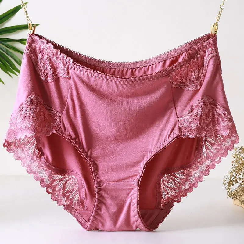 80-200 Pounds Women's Mid-waist Quick-drying Lace-trimmed Modal Sexy, Breathable and Comfortable Pure Cotton Base Triangle Pants
80-200 Pounds Women's Mid-waist Quick-drying Lace-trimmed Modal Sexy, Breathable and Comfortable Pure Cotton Base Triangle Pants