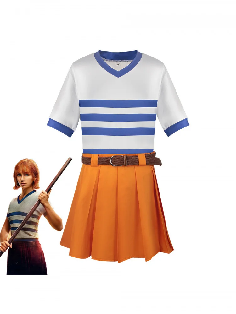Real-World Anime Cosplay Costume Women's Version of Nami from for Halloween Performances And Festivals
Real-World Anime Cosplay Costume Women's Version of Nami from for Halloween Performances And Festivals