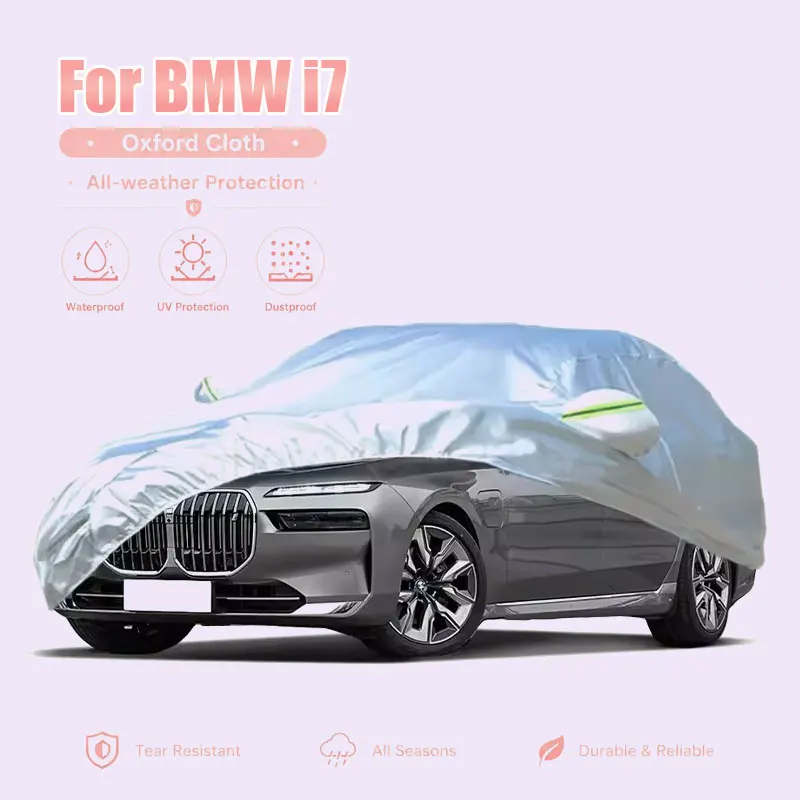For BMW i7 Full Car Cover Reflective Strips Waterproof Snowproof Dustproof UV Protection Exterior Accessories
For BMW i7 Full Car Cover Reflective Strips Waterproof Snowproof Dustproof UV Protection Exterior Accessories