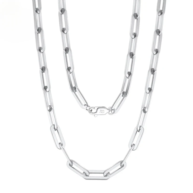925 sterling silver clip necklace fashion 14k gold chain necklace ladies silver delicate jewelry
925 sterling silver clip necklace fashion 14k gold chain necklace ladies silver delicate jewelry