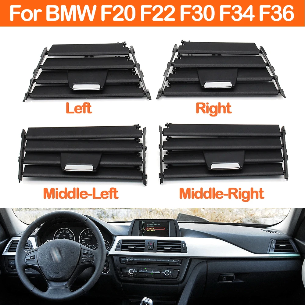Dashboard Left Right Middle Air Conditioner AC Vent Grille Outlet Repair Kit For BMW 1 2 3 4 Series F20 F22 F30 F34 F32 F33 F36
Dashboard Left Right Middle Air Conditioner AC Vent Grille Outlet Repair Kit For BMW 1 2 3 4 Series F20 F22 F30 F34 F32 F33 F36