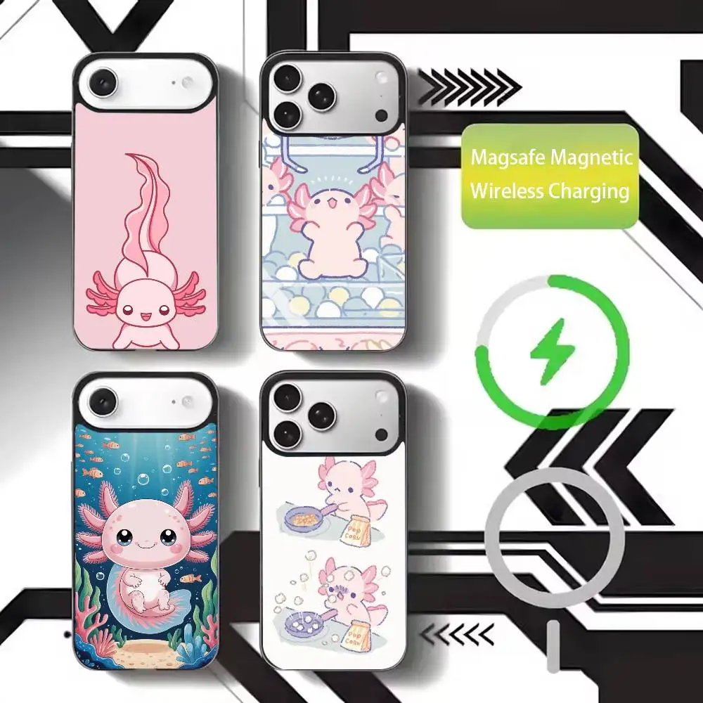 Cartoon Cute Axolotl Phone Case For iPhone17,16,15,14,13,12,11 Plus,Pro Max Magnetic For Magsafe Wireless Charging
Cartoon Cute Axolotl Phone Case For iPhone17,16,15,14,13,12,11 Plus,Pro Max Magnetic For Magsafe Wireless Charging