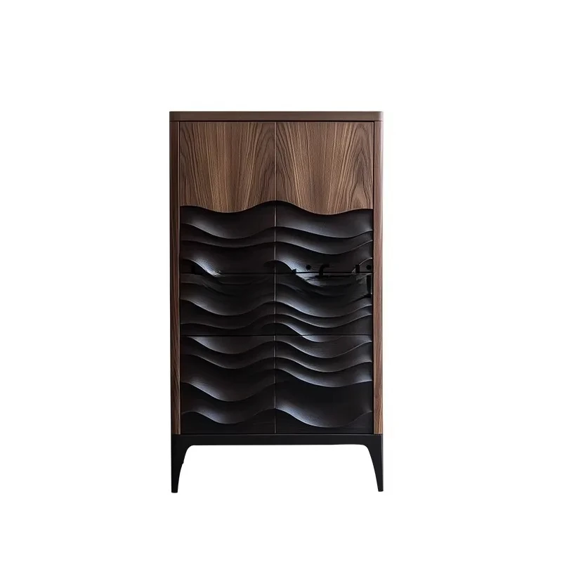 Nordic all-solid wood chest cabinet designer personalized retro small stand cabinet bedroom storage locker walnut
Nordic all-solid wood chest cabinet designer personalized retro small stand cabinet bedroom storage locker walnut