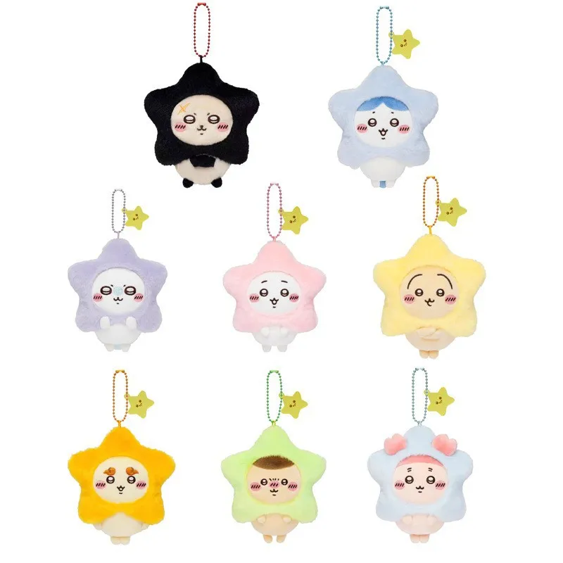 Jhiikawas Wish Star Series Plush Keychain Cute Usagi Hachiware Jiikawa & Friends Anime Pendant, Kawaii Bag Charm for Fans
Jhiikawas Wish Star Series Plush Keychain Cute Usagi Hachiware Jiikawa & Friends Anime Pendant, Kawaii Bag Charm for Fans