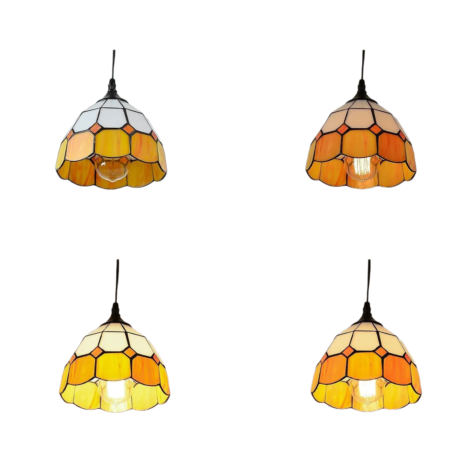 Tiffany Hanging Pendant Light - Dimmable Mini Plug in Light Fixture, Perfect Vintage Swag Ceiling Lamp for Dining Room, Bedroom
Tiffany Hanging Pendant Light - Dimmable Mini Plug in Light Fixture, Perfect Vintage Swag Ceiling Lamp for Dining Room, Bedroom