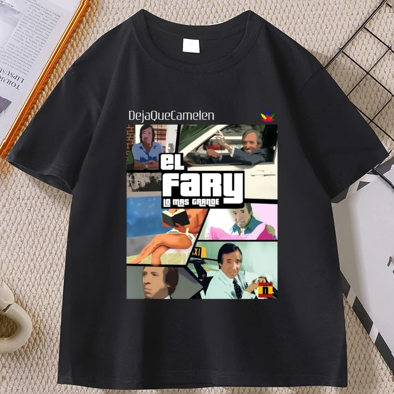 El Fary Lo Mas Grande T Shirt Men Women Graphic T Shirts Summer Cotton Short Sleeve Round Neck Printed Tshirt Male Clothing
El Fary Lo Mas Grande T Shirt Men Women Graphic T Shirts Summer Cotton Short Sleeve Round Neck Printed Tshirt Male Clothing