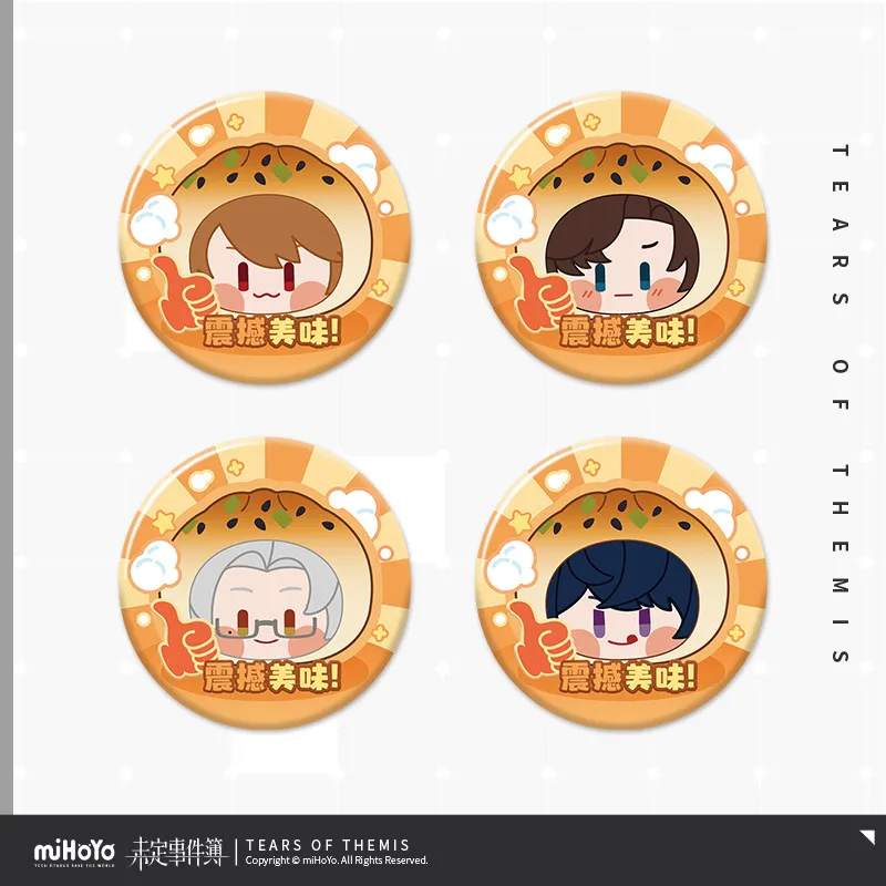 miHoYo Official Tears of Themis Original Anime The Great "Shengjianbao" Series Mini Tinplate Badges Brooch Accessories
miHoYo Official Tears of Themis Original Anime The Great "Shengjianbao" Series Mini Tinplate Badges Brooch Accessories
