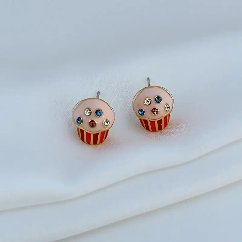 KS European and American New Fashionable Sweet and Cute Zircon Inlaid Pink Mushroom Shape Niche Women's Stud Earrings
KS European and American New Fashionable Sweet and Cute Zircon Inlaid Pink Mushroom Shape Niche Women's Stud Earrings