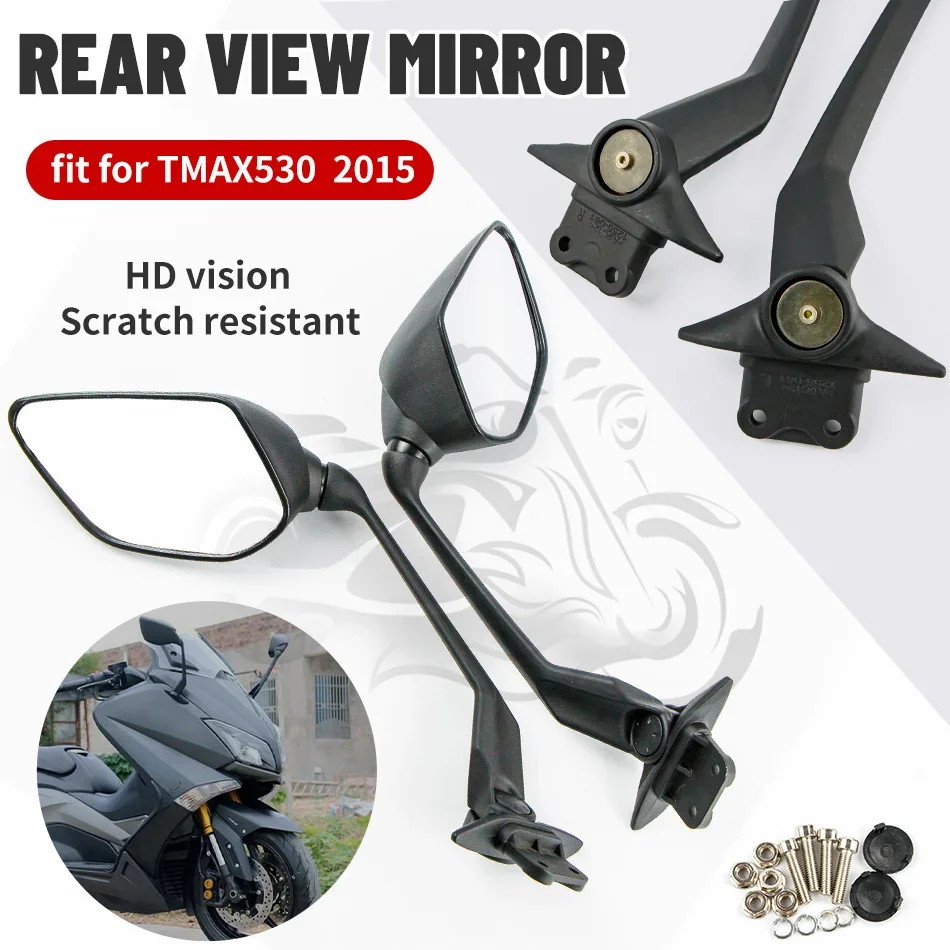 Fit 2012 - 2021 TMAX530 TMAX560 Motorcycle Accessories Rear View Side Mirror TMAX 530 T-MAX 560 Rearview Mirrors DX SX 2016 2017
Fit 2012 - 2021 TMAX530 TMAX560 Motorcycle Accessories Rear View Side Mirror TMAX 530 T-MAX 560 Rearview Mirrors DX SX 2016 2017