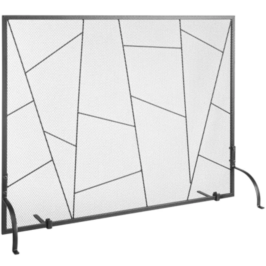 Fireplace Screen Sgle Panel Sturdy Iron Mesh Fireplace Screen " L x28.4(H) Spark Guard Cover Simple stallation Free Standg Fire
Fireplace Screen Sgle Panel Sturdy Iron Mesh Fireplace Screen " L x28.4(H) Spark Guard Cover Simple stallation Free Standg Fire