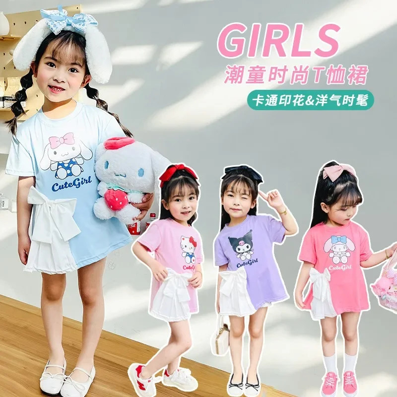 Summer Cinnamoroll Hello Kitty Anime Kawaii Sanrio Ins Fashion Baby Dress Cute Cartoon Shirt Skirt Clothes Lovely Gifts
Summer Cinnamoroll Hello Kitty Anime Kawaii Sanrio Ins Fashion Baby Dress Cute Cartoon Shirt Skirt Clothes Lovely Gifts