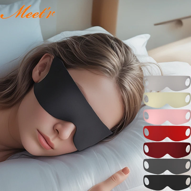 Meet'r icesilk Ultra-Thin Seamless Eye Mask Soft Breathable Sleeping Blindfold for Comfortable Night Rest Relaxing Eye Care
Meet'r icesilk Ultra-Thin Seamless Eye Mask Soft Breathable Sleeping Blindfold for Comfortable Night Rest Relaxing Eye Care