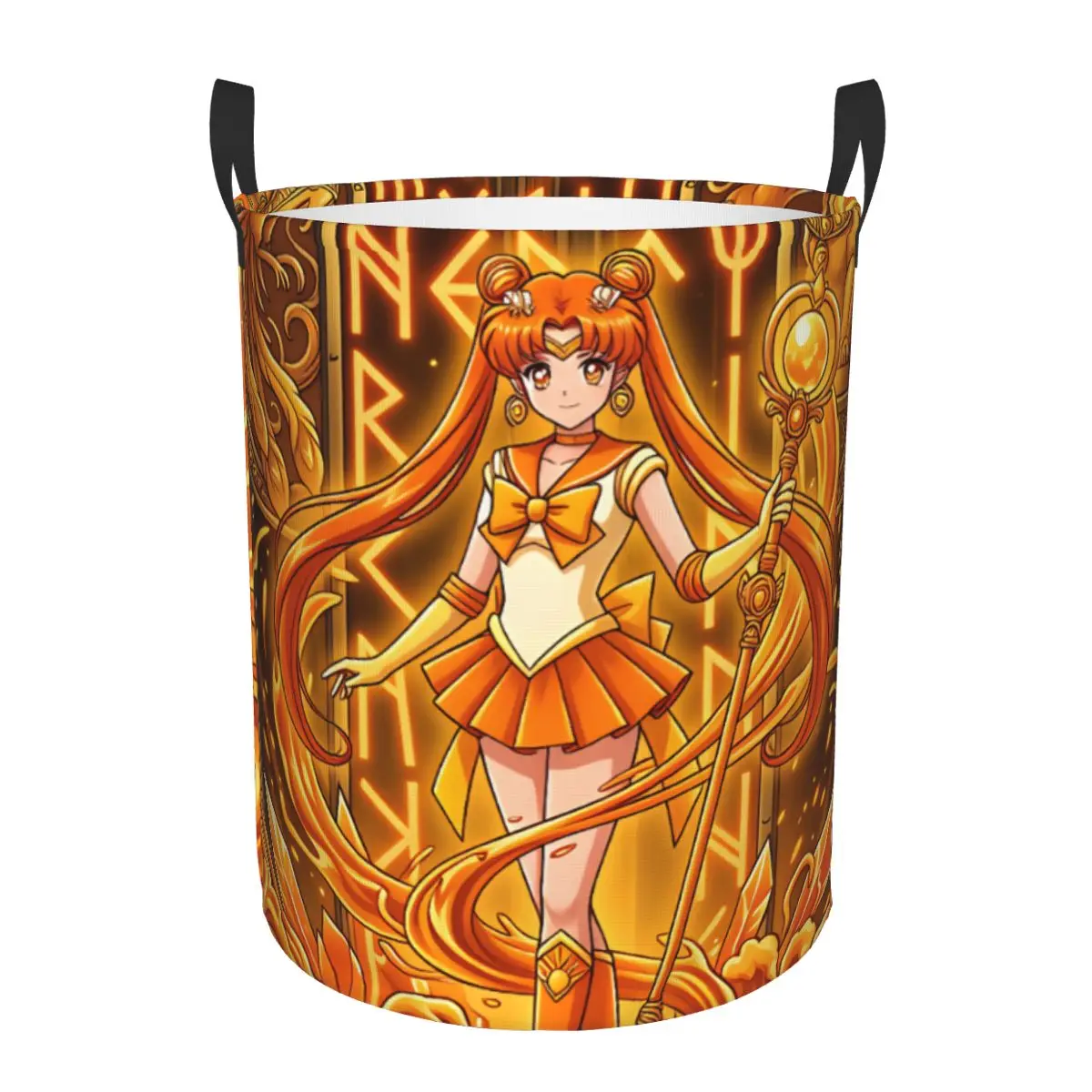 Sailor Moon Sailor Sun Laundry Basket Collapsible Clothes Hamper Storage Bin for Living Room
Sailor Moon Sailor Sun Laundry Basket Collapsible Clothes Hamper Storage Bin for Living Room