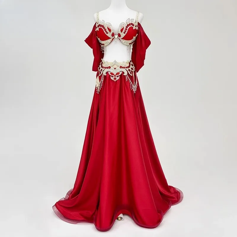 customized belly dance handmade diamond studded tassel retro competition costume sexy big skirt performance costume for women
customized belly dance handmade diamond studded tassel retro competition costume sexy big skirt performance costume for women