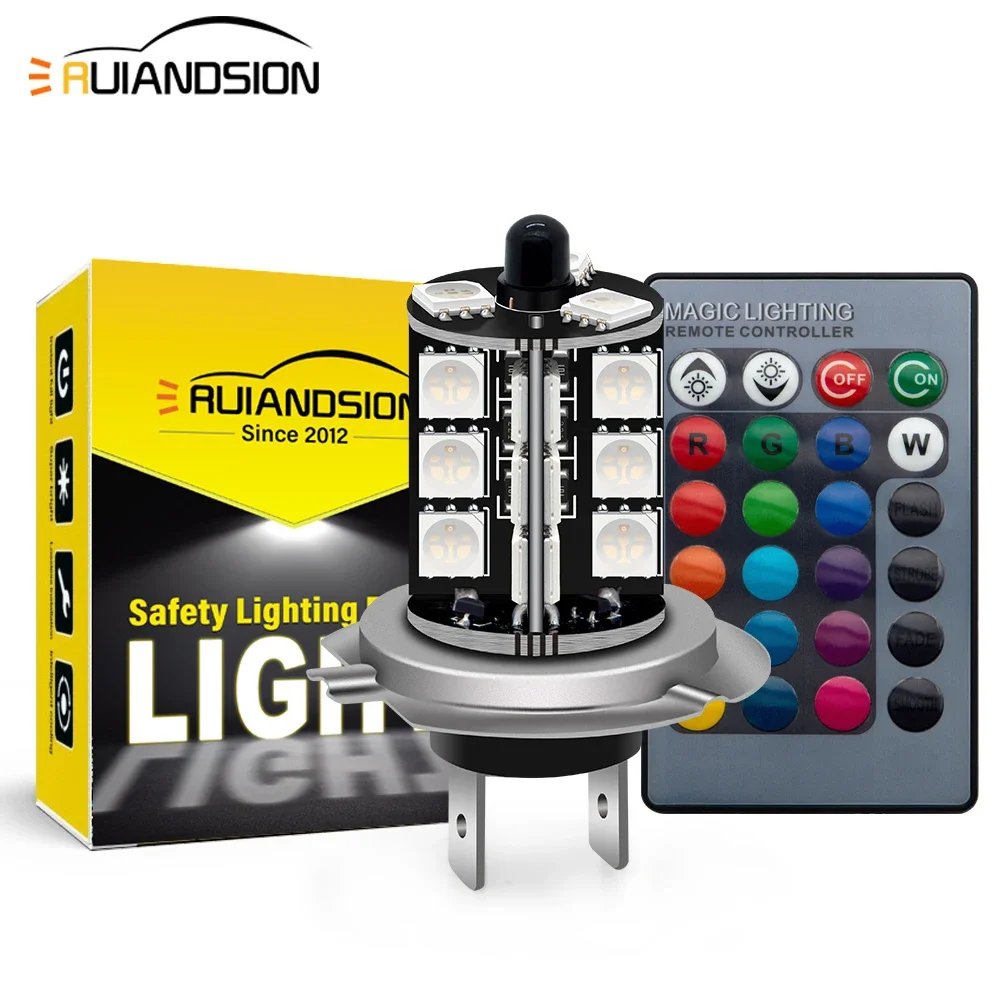Ruiandsion H7 Светодиодные автомобильные противотуманные фары 27SMD RGB Цветные противотуманные фары для автомобилей и мотоциклов Светодиодные фонари с пультом дистанционного управления 800Lm DC12V Неполярность 1 комплект
Ruiandsion H7 Светодиодные автомобильные противотуманные фары 27SMD RGB Цветные противотуманные фары для автомобилей и мотоциклов Светодиодные фонари с пультом дистанционного управления 800Lm DC12V Неполярность 1 комплект