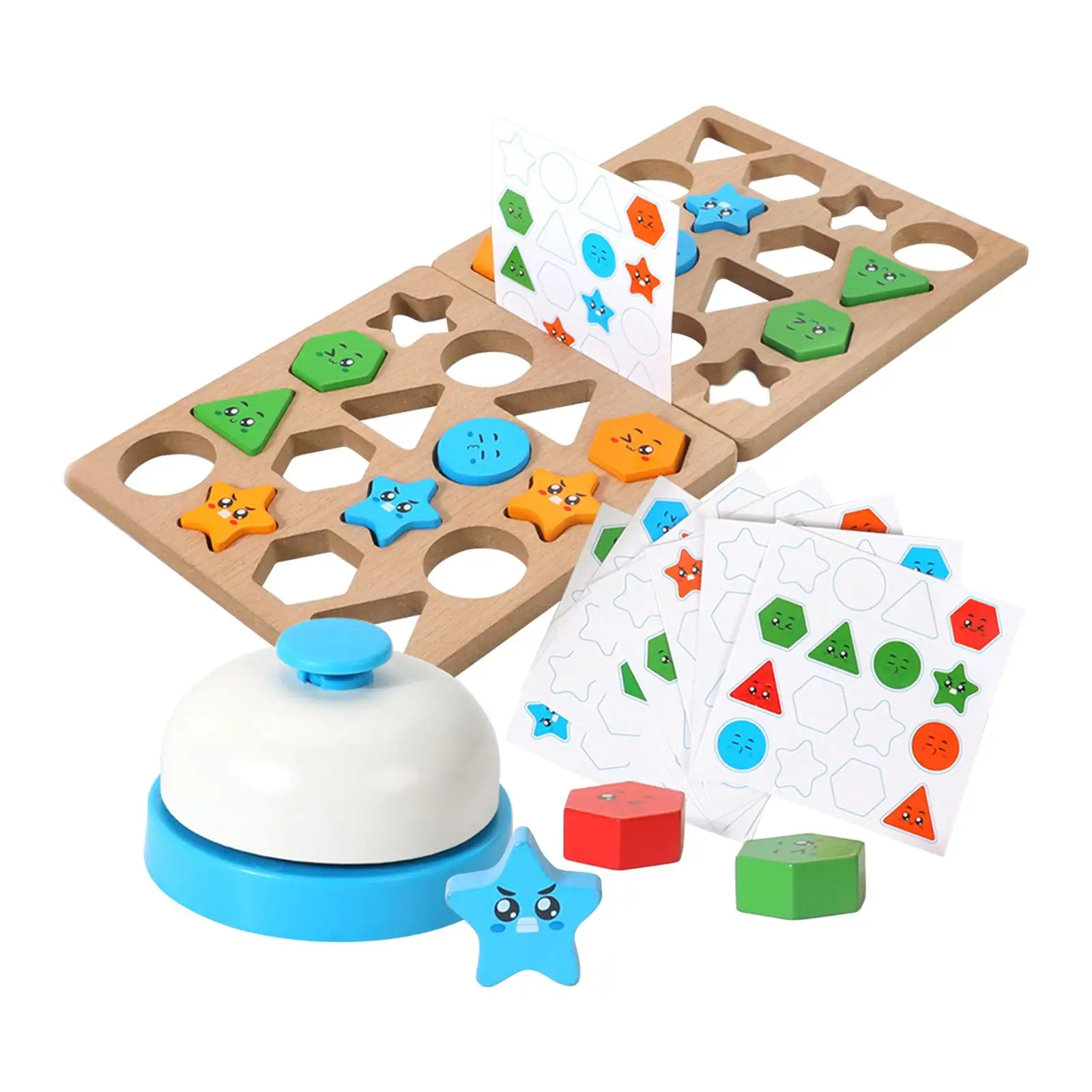 Cartoon Wood Geometric Shape Matching Blocks Learning Toys Color Cognitive for Toddler
Cartoon Wood Geometric Shape Matching Blocks Learning Toys Color Cognitive for Toddler