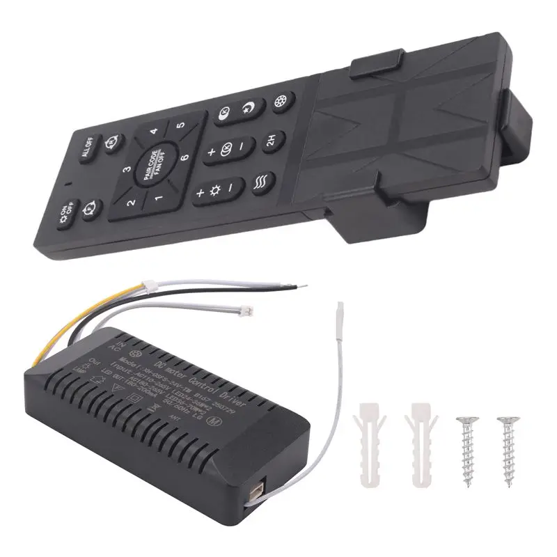 N84R Комплект дистанционного управления потолочным вентилятором с 6-скоростными настройками, сменный пульт дистанционного управления потолочным вентилятором, регуляторы затемнения, 110-265 В
N84R Комплект дистанционного управления потолочным вентилятором с 6-скоростными настройками, сменный пульт дистанционного управления потолочным вентилятором, регуляторы затемнения, 110-265 В