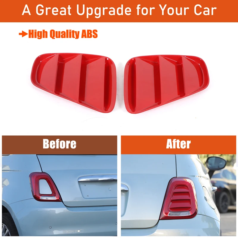 2-piece set ABS carbon fiber For 2016+ Fiat 500 car rear taillight decorative panel sticker car exterior protection accessories
2-piece set ABS carbon fiber For 2016+ Fiat 500 car rear taillight decorative panel sticker car exterior protection accessories