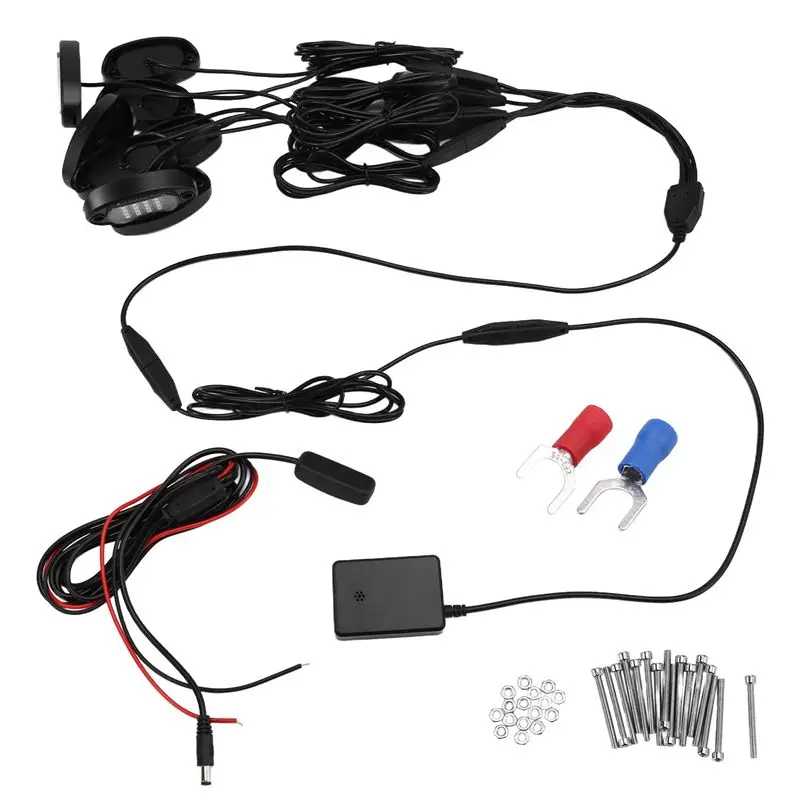Car 8 Pods RGB LED Rock Lights Kit Underglow Multicolor Neon Light Pod With Bluetooth App Control For Truck ATV UTV SUV
Car 8 Pods RGB LED Rock Lights Kit Underglow Multicolor Neon Light Pod With Bluetooth App Control For Truck ATV UTV SUV