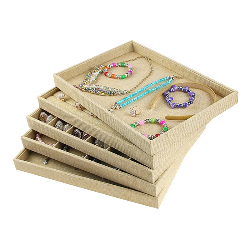 Льняной лоток для ювелирных изделий, подставка для колец, браслета, серег, ожерелья, подвески, хранения
Льняной лоток для ювелирных изделий, подставка для колец, браслета, серег, ожерелья, подвески, хранения