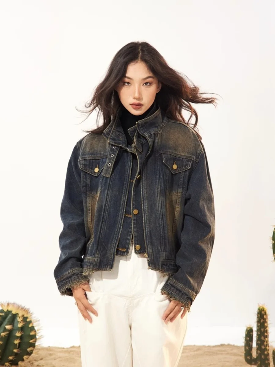 Женский тяжелый рабочий топ в стиле ретро в американском стиле, модный осенний дизайн, однотонный воротник на пуговицах, све Long Sve
Женский тяжелый рабочий топ в стиле ретро в американском стиле, модный осенний дизайн, однотонный воротник на пуговицах, све Long Sve