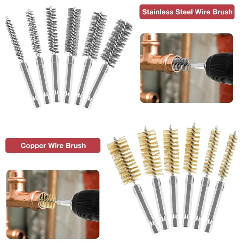 A25F-Cleaning Brush For Metal Pipe/Copper Pipe, Grinding/Rust Removal Tool, Copper Wire/Stainless Steel Drilling Cleaning Brush
A25F-Cleaning Brush For Metal Pipe/Copper Pipe, Grinding/Rust Removal Tool, Copper Wire/Stainless Steel Drilling Cleaning Brush