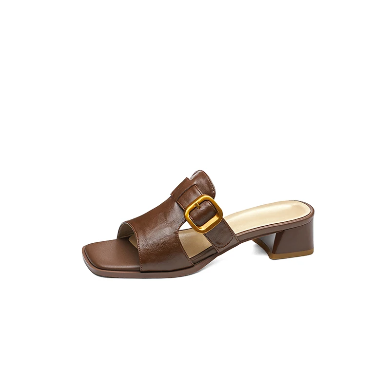 Women Square Open Toe Buckle Strap Slide Sandals Slip On Chunky Block Mid Heel Mules Soft Leather Summer Casual Outdoor
Women Square Open Toe Buckle Strap Slide Sandals Slip On Chunky Block Mid Heel Mules Soft Leather Summer Casual Outdoor