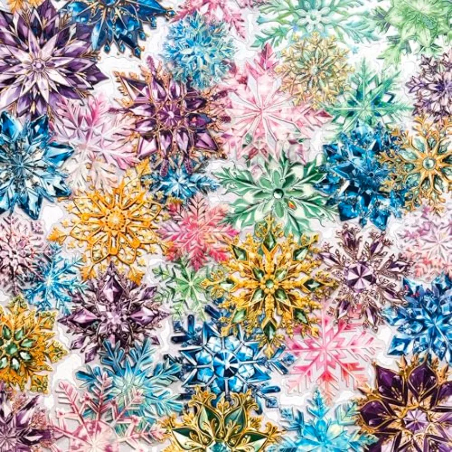 Holographic Stickers - 60 Pcs Large Clear Stickers for Scrapbooking, Journaling, Planners, Resin Art Supplies
Holographic Stickers - 60 Pcs Large Clear Stickers for Scrapbooking, Journaling, Planners, Resin Art Supplies