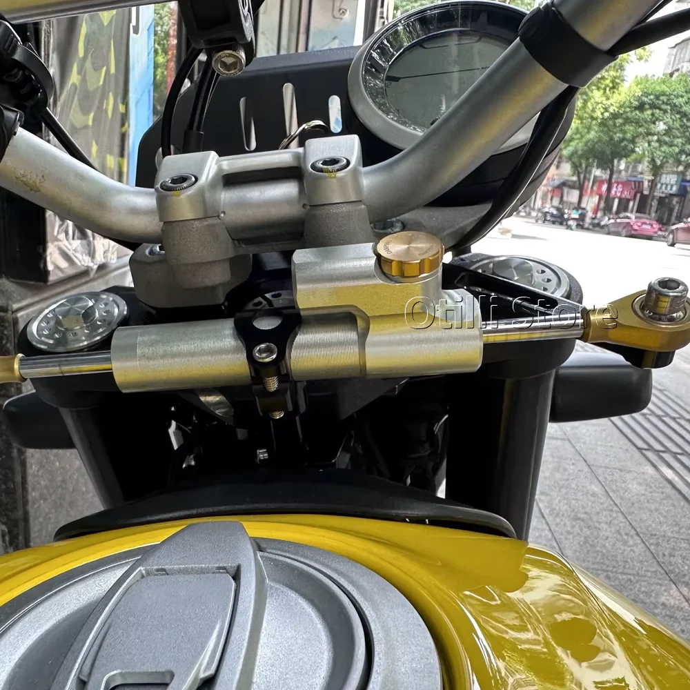 New Motorcycle Accessories Fiber Carbon Steering Stabilize Damper Mounting Bracket Kit For Ducati Scrambler 800 SCRAMBLER800
New Motorcycle Accessories Fiber Carbon Steering Stabilize Damper Mounting Bracket Kit For Ducati Scrambler 800 SCRAMBLER800