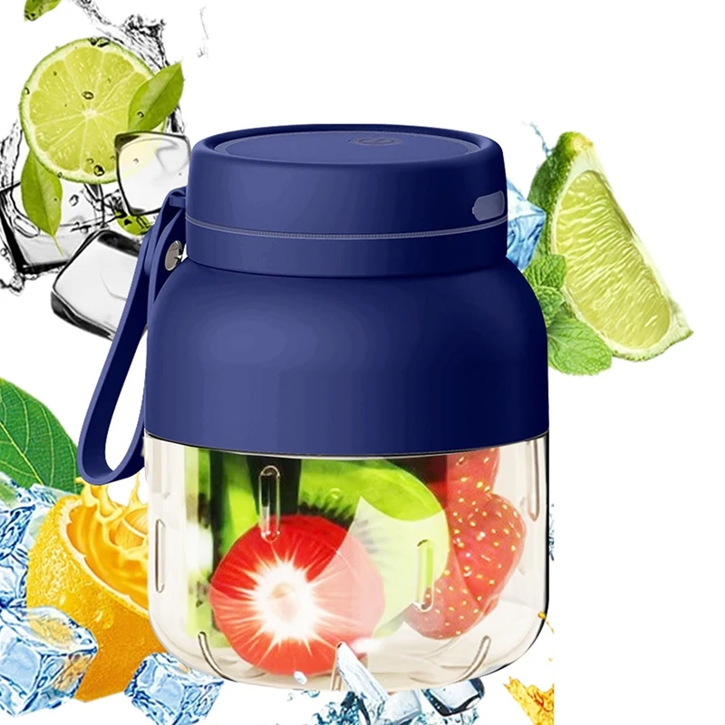Portable Electric Juicer Cup Rechargeable Fruit Juicer For Students, Large Capacity Ideal For School & Home Use B
Portable Electric Juicer Cup Rechargeable Fruit Juicer For Students, Large Capacity Ideal For School & Home Use B