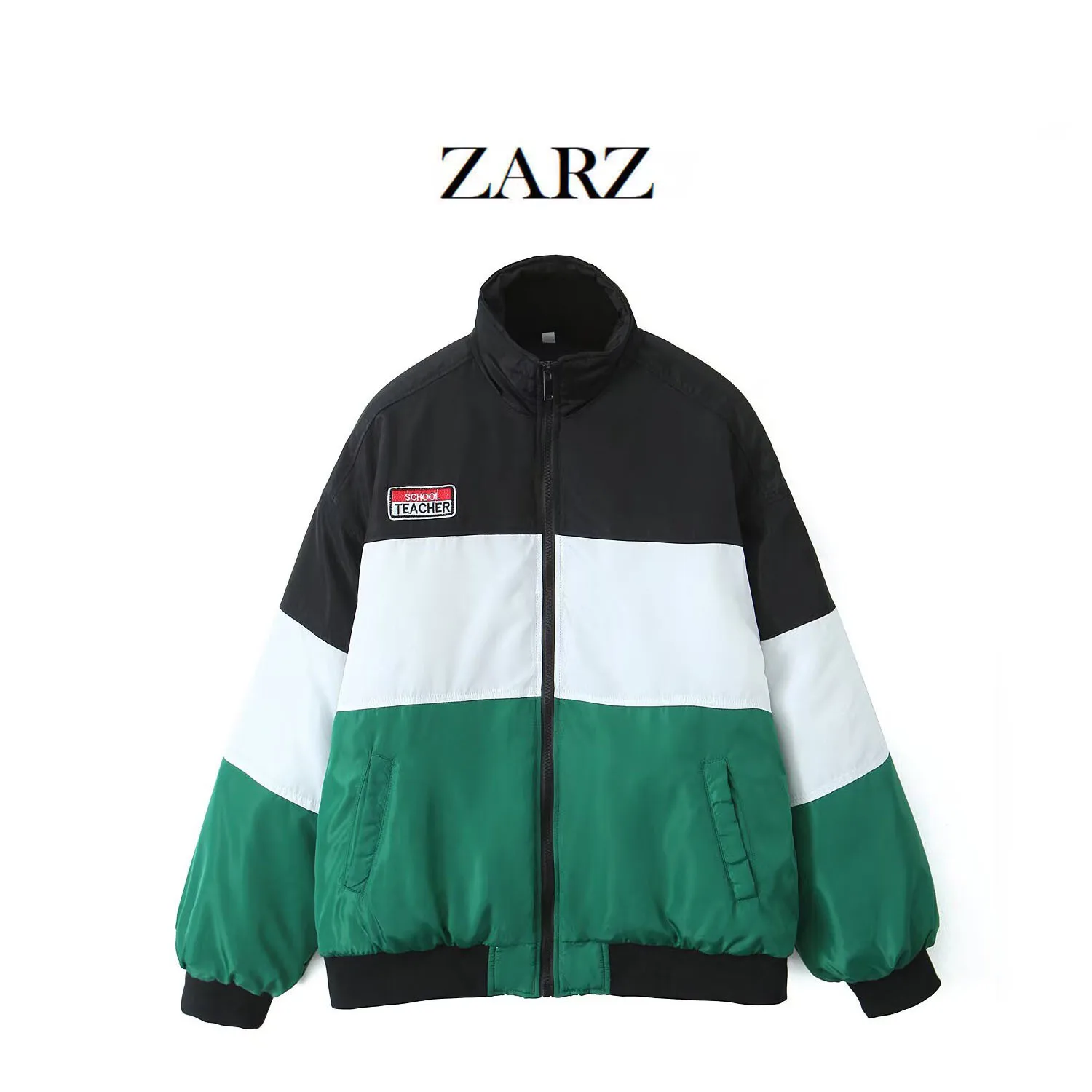 2025 new spring and autumn men's and women's fashion color matching coat ladies casual fashion loose zipper top
2025 new spring and autumn men's and women's fashion color matching coat ladies casual fashion loose zipper top