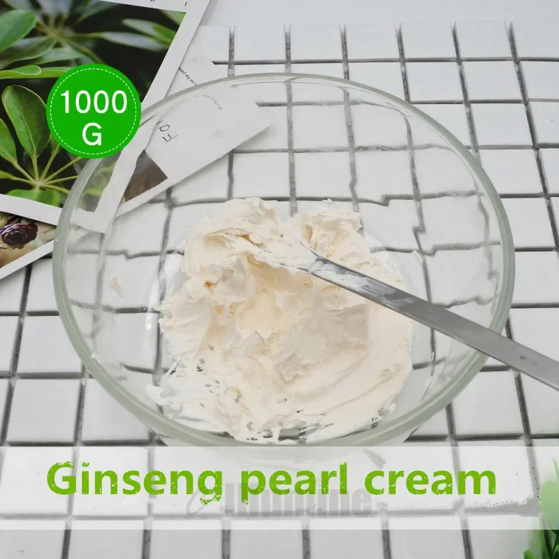 1000g Ginseng Pearl Cream Day Cream Tender Skin Nourishment Fade Pimples Brighten Skin Tone Lazy Isolation Ginseng Cream OEM 1kg
1000g Ginseng Pearl Cream Day Cream Tender Skin Nourishment Fade Pimples Brighten Skin Tone Lazy Isolation Ginseng Cream OEM 1kg