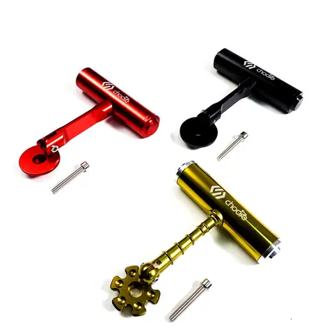 Chooee-przedłużacz kierownicy roweru, uchwyt przedłużający górną nakładkę zestawu słuchawkowego roweru, lampa rowerowa, prędkościomierz, GPS, uchwyt na komputer