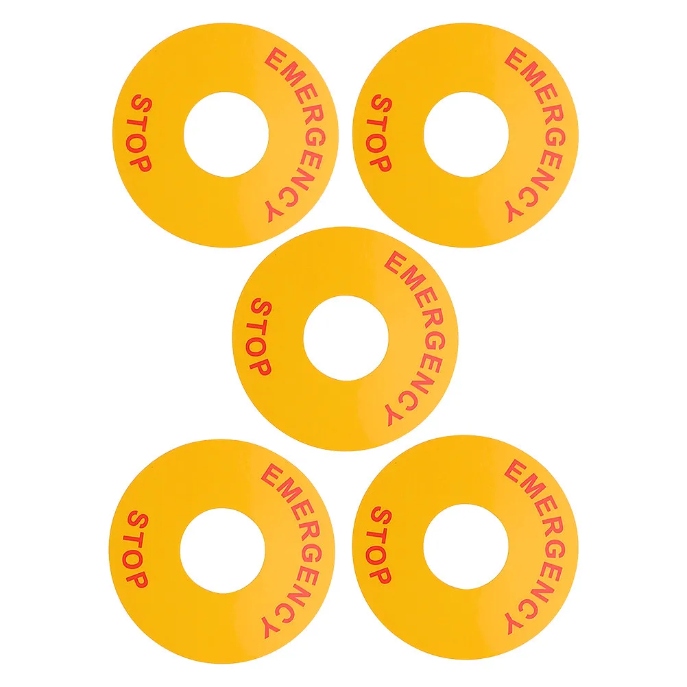 5Pcs Electrical Warning Sticker Peel and Stick Waterproof Decal for Emergency Stop Button Safety Use in Industrial Home Settings
5Pcs Electrical Warning Sticker Peel and Stick Waterproof Decal for Emergency Stop Button Safety Use in Industrial Home Settings