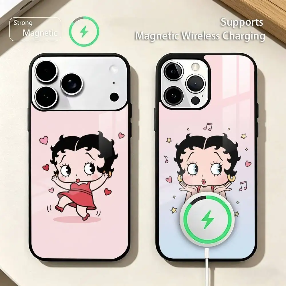 B-Betty C-Cute girl B-Boop Phone Case For iPhone17,16,15,14,13,12,11 Plus,Pro Compatible with magnetic wireless charging
B-Betty C-Cute girl B-Boop Phone Case For iPhone17,16,15,14,13,12,11 Plus,Pro Compatible with magnetic wireless charging