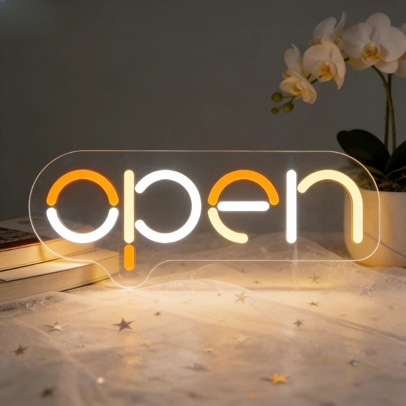 Светодиодная неоновая вывеска OPEN для магазина, кафе, ресторана, витрины, декор для открытия бизнеса, приветственный декор, теплый янтарно-белый свет, привлекательный декор для дома
Светодиодная неоновая вывеска OPEN для магазина, кафе, ресторана, витрины, декор для открытия бизнеса, приветственный декор, теплый янтарно-белый свет, привлекательный декор для дома