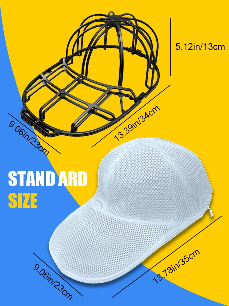 2Pcs/set Hat washing set, baseball duckbill cap, washing and sun drying integrated, non deformed machine wash protective rack
2Pcs/set Hat washing set, baseball duckbill cap, washing and sun drying integrated, non deformed machine wash protective rack