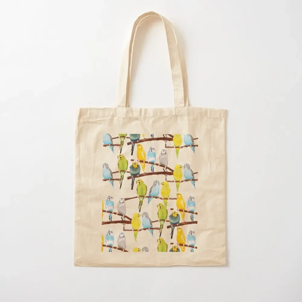 Budgie pattern watercolour Tote Bag canvas bags Women's shopper tote bag woman Tote Bag
Budgie pattern watercolour Tote Bag canvas bags Women's shopper tote bag woman Tote Bag
