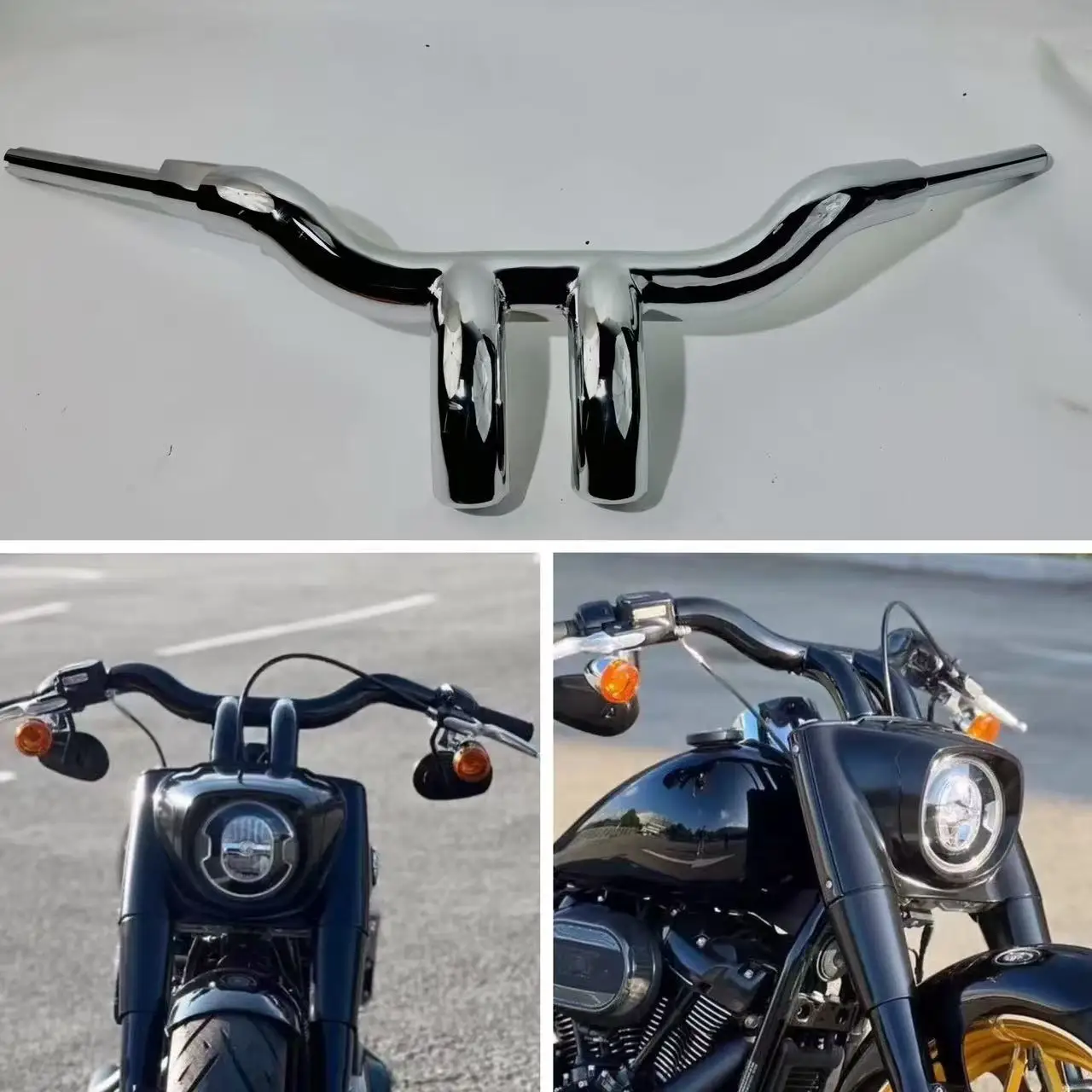 Motorcycle 2'' T Bar Gullwing For Harley Low Rider Street Bob Fat Boy Breakout V Rod Night Rod VROD V-Rod HandleBar Handlebars
Motorcycle 2'' T Bar Gullwing For Harley Low Rider Street Bob Fat Boy Breakout V Rod Night Rod VROD V-Rod HandleBar Handlebars