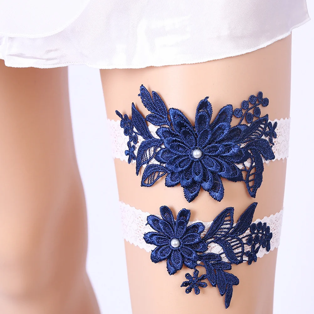 1 Pair Bride Garter Navy Blue Bowknot Design Adjustable Lace Fabric For Wedding Party Prom Anniversary Bridal Accessory Socks
1 Pair Bride Garter Navy Blue Bowknot Design Adjustable Lace Fabric For Wedding Party Prom Anniversary Bridal Accessory Socks