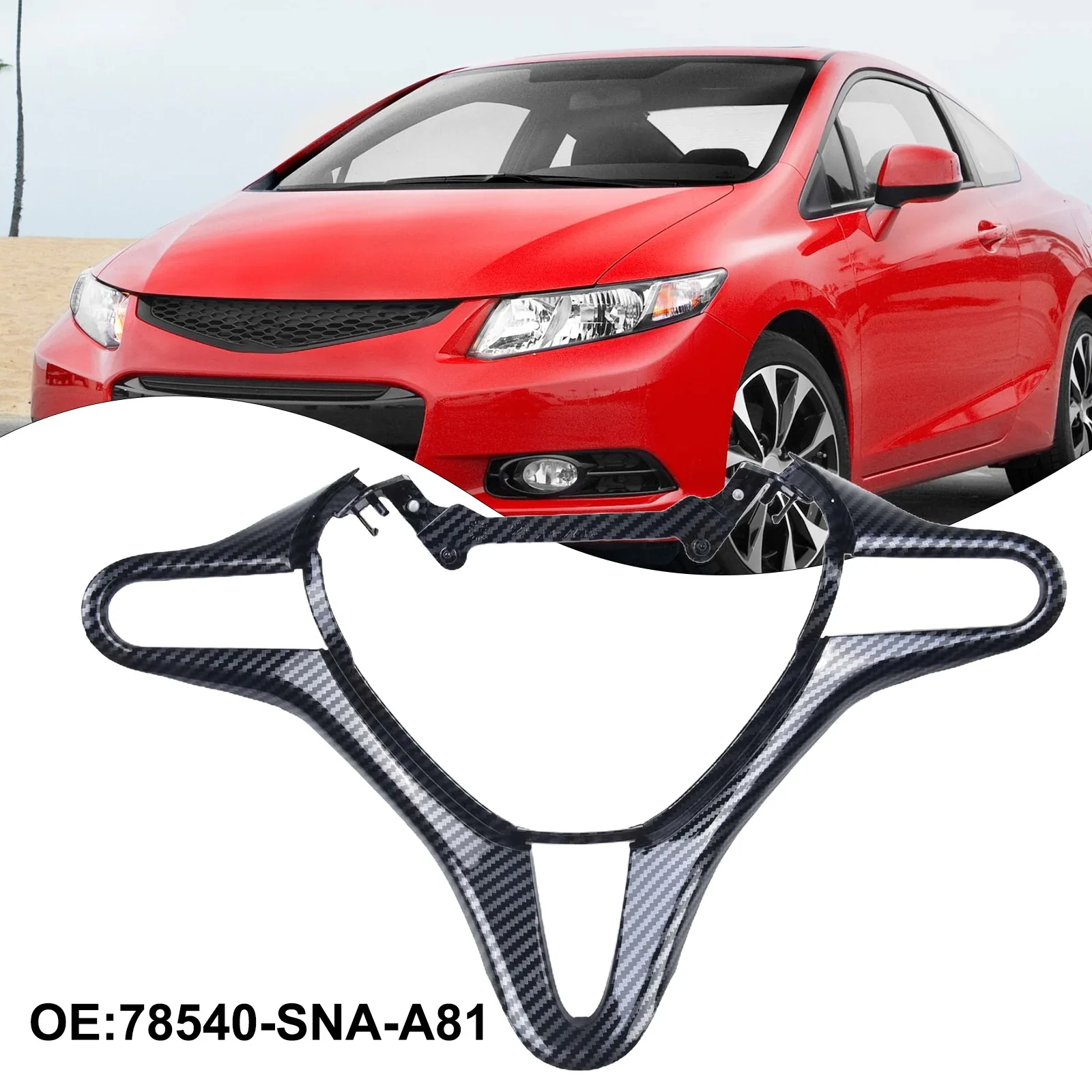 Накладка на руль из углеродного волокна, отделка панели для Honda Civic 2006, 2007, 2008, 2009, 2010, 2011, ступицы рулевого колеса, аксессуары
Накладка на руль из углеродного волокна, отделка панели для Honda Civic 2006, 2007, 2008, 2009, 2010, 2011, ступицы рулевого колеса, аксессуары