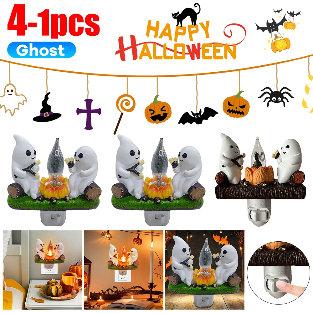 Bonfire Flickering Night Light Cute Ghost Led Light for Room Decoration Halloween Birthday Party Ghost Campfire Lamps Home Decor
Bonfire Flickering Night Light Cute Ghost Led Light for Room Decoration Halloween Birthday Party Ghost Campfire Lamps Home Decor