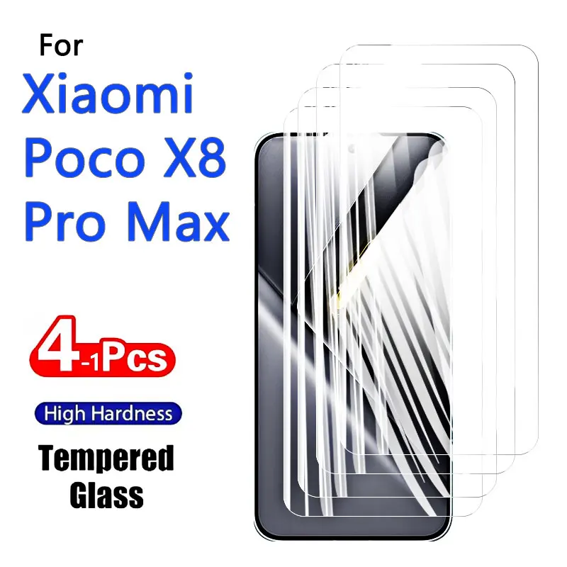 1-4PCS Screen Protectors for Xiaomi Poco X8 Pro Max Tempered Glass Crystal High Aluminum Anti Scratch Case Friendly Fingerprint
1-4PCS Screen Protectors for Xiaomi Poco X8 Pro Max Tempered Glass Crystal High Aluminum Anti Scratch Case Friendly Fingerprint
