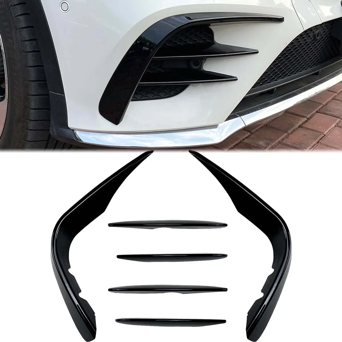 For Mercedes Benz X253 GLC GLC260 GLC300 AMG 2016-2019 Front Bumper Splitter Canard Fog Light Cover Sticker Car Accessories
For Mercedes Benz X253 GLC GLC260 GLC300 AMG 2016-2019 Front Bumper Splitter Canard Fog Light Cover Sticker Car Accessories