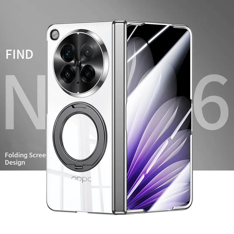 Electroplated 360 ° Rotation Bracket Transprent Case For OPPO Find N6 FindN6 5G Magnetic Folding Hinge Protection Cover
Electroplated 360 ° Rotation Bracket Transprent Case For OPPO Find N6 FindN6 5G Magnetic Folding Hinge Protection Cover