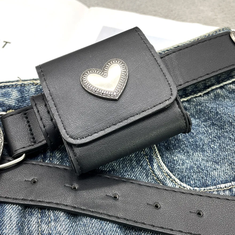 Fashion Key Case Heart Belt with A Pouch Waterproof Multi-Function Heart Waist Pack Alloy Y2K Fanny Pack Belt Outdoor
Fashion Key Case Heart Belt with A Pouch Waterproof Multi-Function Heart Waist Pack Alloy Y2K Fanny Pack Belt Outdoor