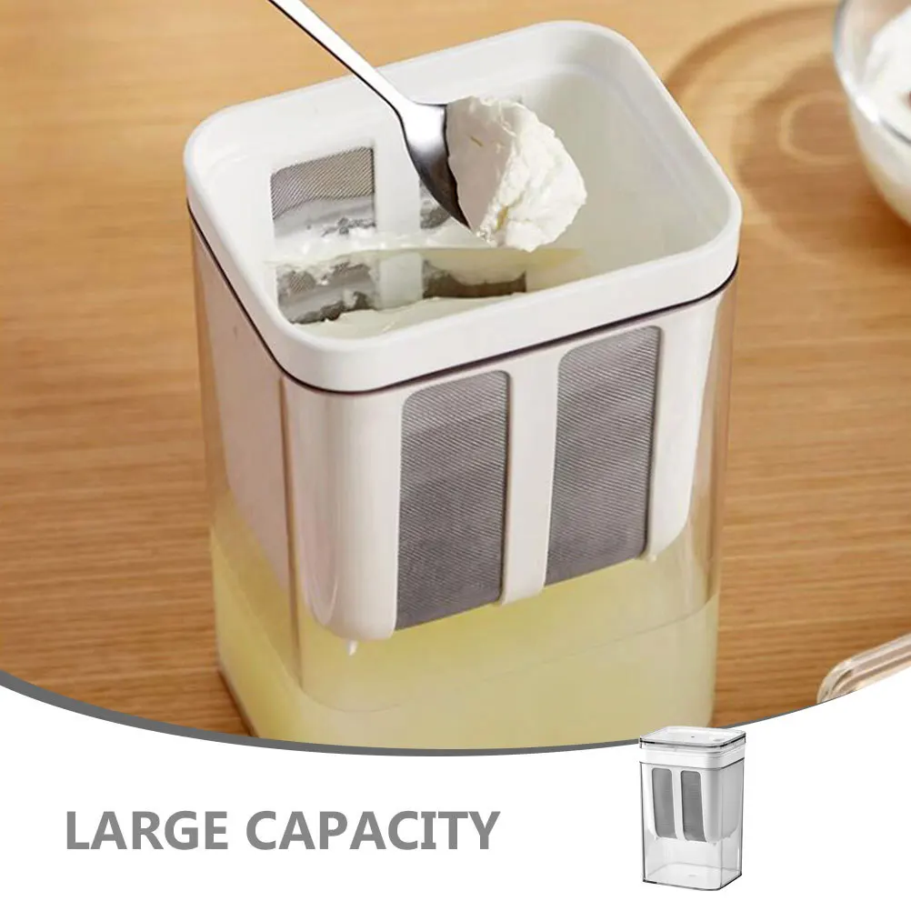 Yogurt Strainer Fine Mesh Cheese Strainer Nut Milk Yogurt Maker Removable Filter Easy Clean Portable Cup Large Capacity
Yogurt Strainer Fine Mesh Cheese Strainer Nut Milk Yogurt Maker Removable Filter Easy Clean Portable Cup Large Capacity